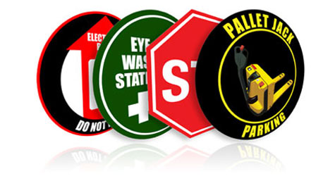 Industrial Floor Signs