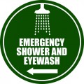 Emergency Show and Eyewash Left Sign
