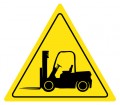 Caution Forklift Sign