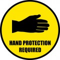 Hand Protection Required Sign