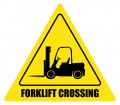 Forklift Crossing Sign